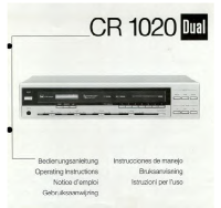 Dual CR-1020-Owners-Manual 